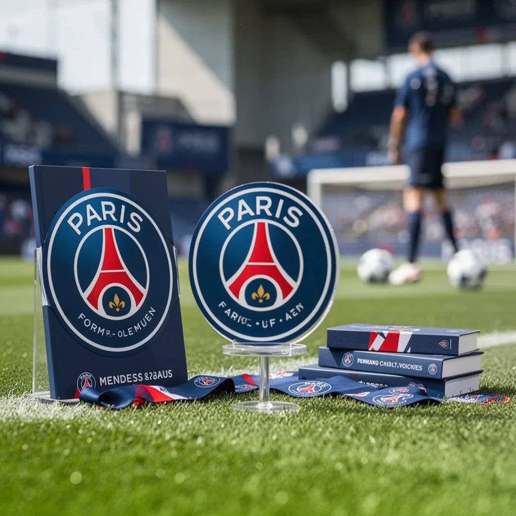 Nuno Mendes sous le maillot du Paris Saint-Germain, en pleine course sur le côté gauche du terrain